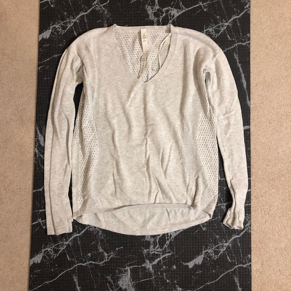 Lululemon Light Grey Sweater